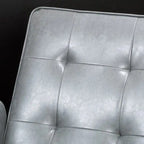Fauteuil inclinable manuel Roomfitters de 68 cm de large avec accoudoirs roulés et rembourrage moelleux pour un confort optimal, gris foncé