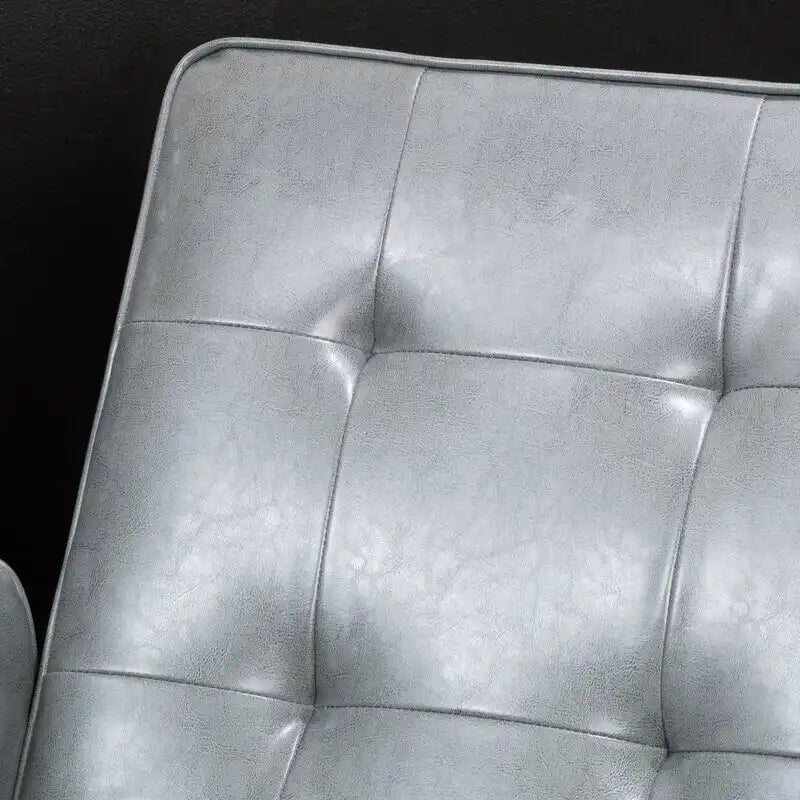 Fauteuil inclinable manuel Roomfitters de 68 cm de large avec accoudoirs roulés et rembourrage moelleux pour un confort optimal, gris foncé