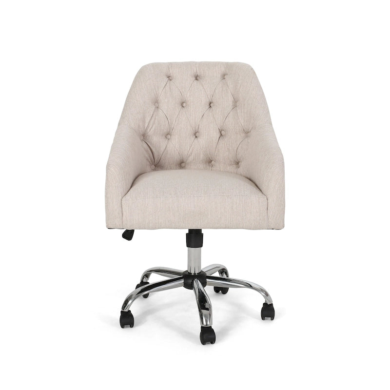 Chaise de bureau pivotante Barbour rembourrée par Christopher Knight Home - N/A