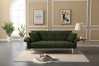 Convertible Double Sofa Bed with Folding Armrests - 31.10 x 70.00 x 31.49