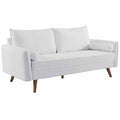 Canapé en tissu rembourré Carson Carrington Hedeby - 82,5 L x 183 l x 85 H cm
