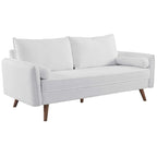 Canapé en tissu rembourré Carson Carrington Hedeby - 82,5 L x 183 l x 85 H cm