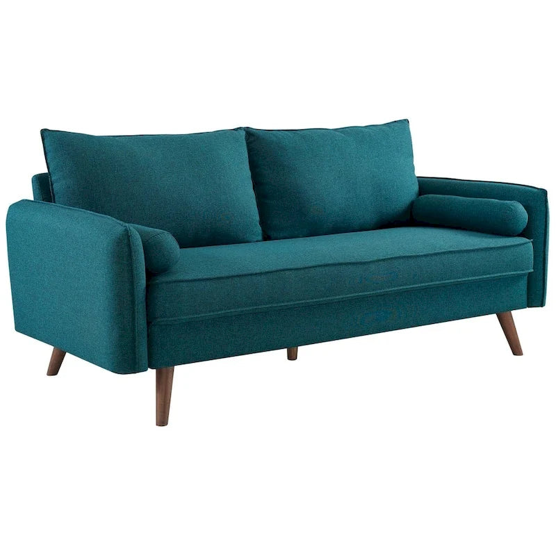Canapé en tissu rembourré Carson Carrington Hedeby - 82,5 L x 183 l x 85 H cm