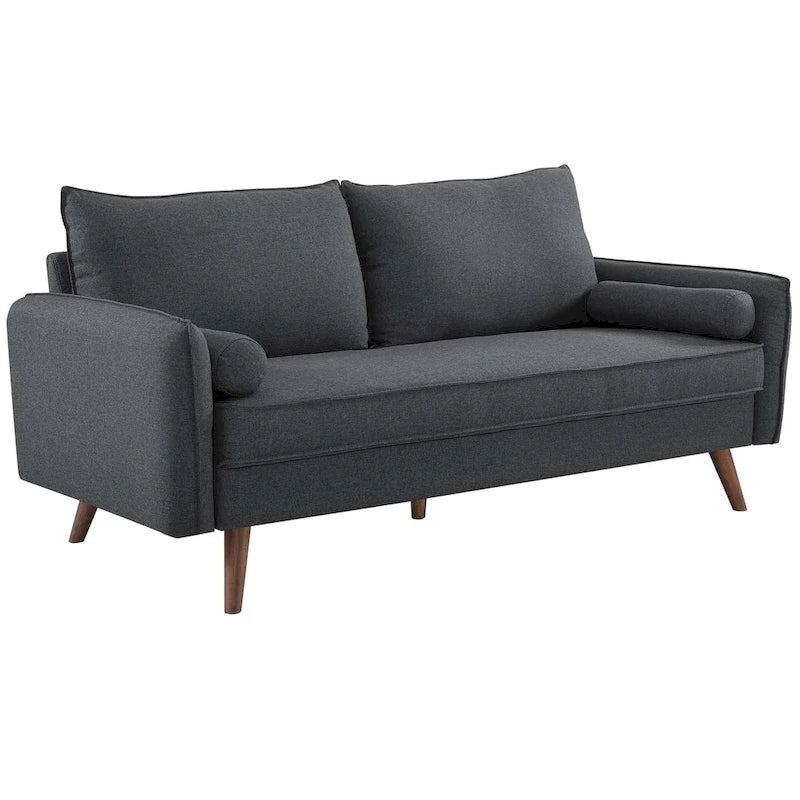Canapé en tissu rembourré Carson Carrington Hedeby - 82,5 L x 183 l x 85 H cm