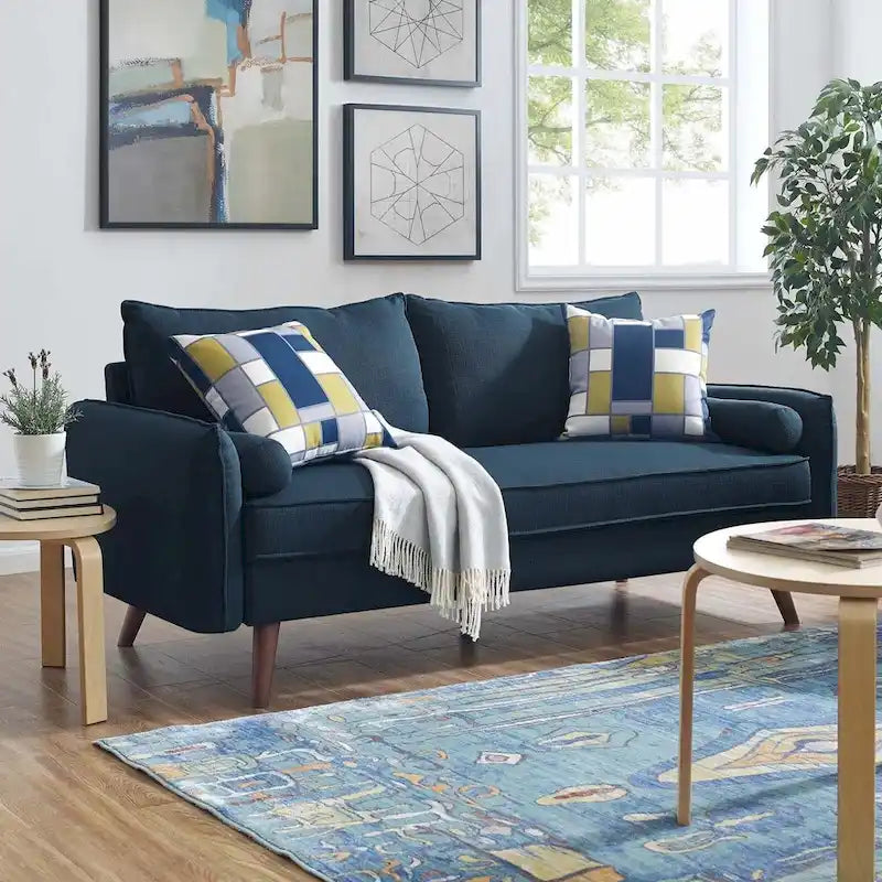 Carson Carrington Hedeby Upholstered Fabric Sofa - 32.5  L x 72  W x 33.5  H