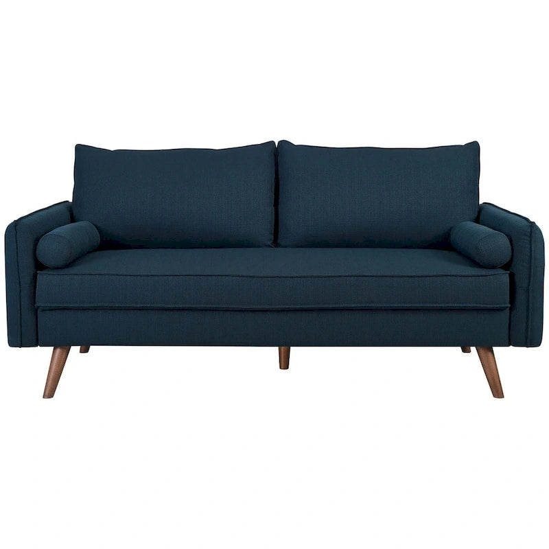 Canapé en tissu rembourré Carson Carrington Hedeby - 82,5 L x 183 l x 85 H cm