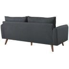 Canapé en tissu rembourré Carson Carrington Hedeby - 82,5 L x 183 l x 85 H cm
