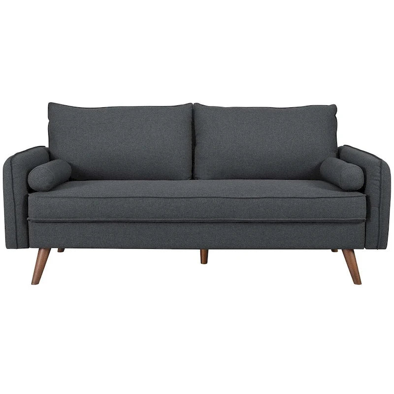 Canapé en tissu rembourré Carson Carrington Hedeby - 82,5 L x 183 l x 85 H cm