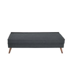 Canapé en tissu rembourré Carson Carrington Hedeby - 82,5 L x 183 l x 85 H cm