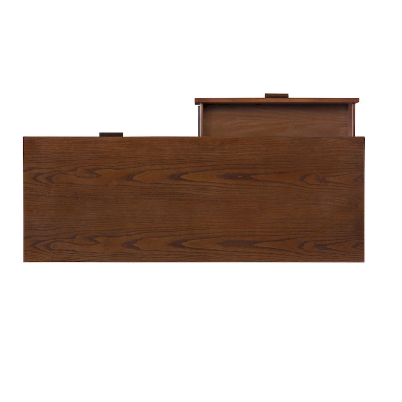 Commode Carter en bois du milieu du siècle à 6 tiroirs