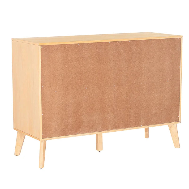 Commode Carter en bois du milieu du siècle à 6 tiroirs