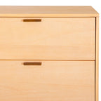 Commode Carter en bois du milieu du siècle à 6 tiroirs
