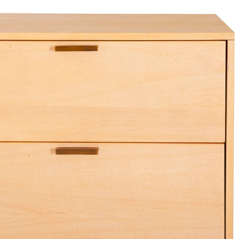 Commode Carter en bois du milieu du siècle à 6 tiroirs