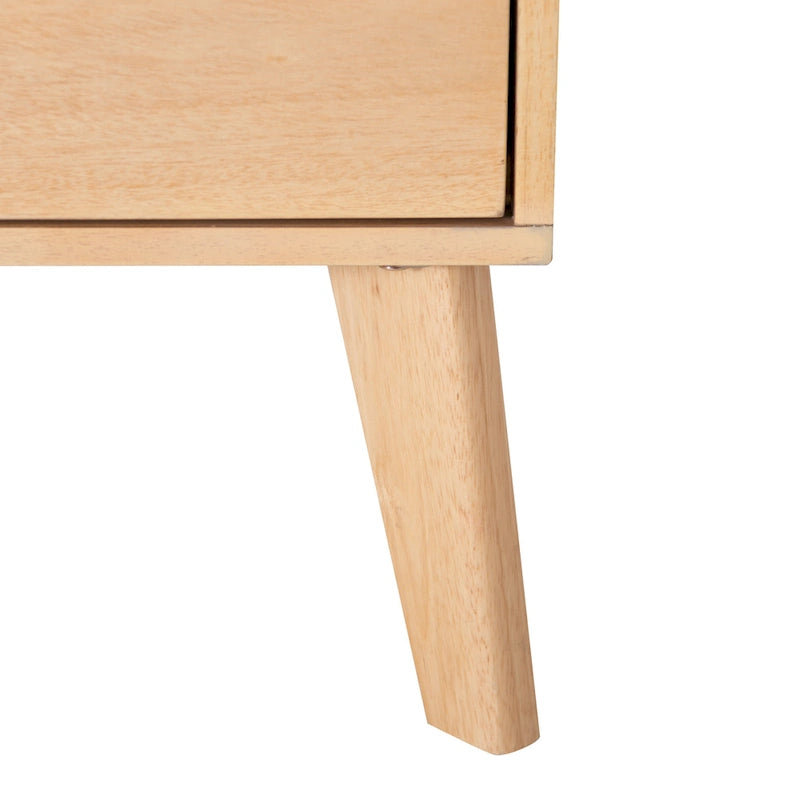 Commode Carter en bois du milieu du siècle à 6 tiroirs