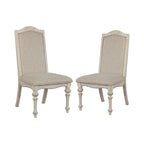 Chaises de salle à manger The Gray Barn Caelum de style campagnard blanc antique (lot de 2)