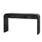 Console Rétro Irrésistible : Style Ouvert, Deux Tiroirs Supérieurs