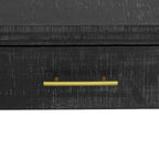 Console Rétro Irrésistible : Style Ouvert, Deux Tiroirs Supérieurs