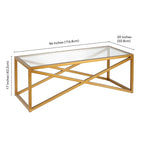 Table basse Silver Orchid Stifter en bronze noirci