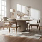 Sophia 72   Round Reclaimed Pine Modern Dining Table with Ball Pedestal Base