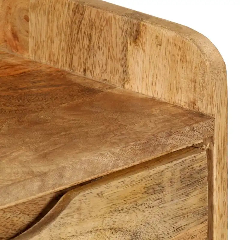 vidaXL Table de chevet en bois de manguier massif 40 x 30 x 59,5 cm