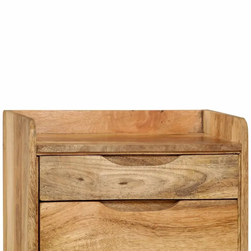 vidaXL Table de chevet en bois de manguier massif 40 x 30 x 59,5 cm