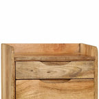 vidaXL Table de chevet en bois de manguier massif 40 x 30 x 59,5 cm