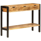 vidaXL Sideboard with 3 Drawers 43.3  x13.8  x29.5   Solid Mango Wood