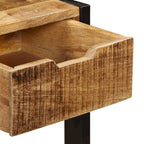 vidaXL Buffet avec 3 tiroirs 110 x 35 x 75 cm Bois de manguier massif