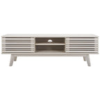 Meuble TV média de rangement Safavieh Teela Noyer 59 pouces – 59 L x 15 P x 19 H – 59Lx15Px19H