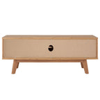 Meuble TV média de rangement Safavieh Teela Noyer 59 pouces – 59 L x 15 P x 19 H – 59Lx15Px19H