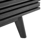 Meuble TV média de rangement Safavieh Teela Noyer 59 pouces – 59 L x 15 P x 19 H – 59Lx15Px19H