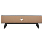 Meuble TV média de rangement Safavieh Teela Noyer 59 pouces – 59 L x 15 P x 19 H – 59Lx15Px19H