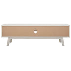 Meuble TV média de rangement Safavieh Teela Noyer 59 pouces – 59 L x 15 P x 19 H – 59Lx15Px19H