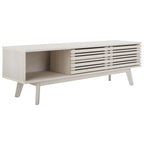 Meuble TV média de rangement Safavieh Teela Noyer 59 pouces – 59 L x 15 P x 19 H – 59Lx15Px19H