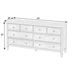 Commode en bois 8 tiroirs Flagstaff
