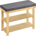Étagère à chaussures à 3 niveaux - 29 P x 71 L x 49 H cm