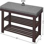 Étagère à chaussures à 3 niveaux - 29 P x 71 L x 49 H cm