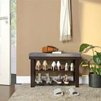 Étagère à chaussures à 3 niveaux - 29 P x 71 L x 49 H cm