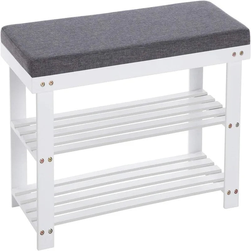 Étagère à chaussures à 3 niveaux - 29 P x 71 L x 49 H cm