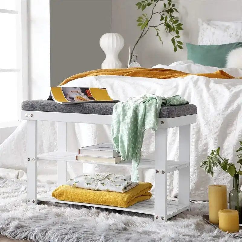Étagère à chaussures à 3 niveaux - 29 P x 71 L x 49 H cm