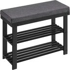 Étagère à chaussures à 3 niveaux - 29 P x 71 L x 49 H cm