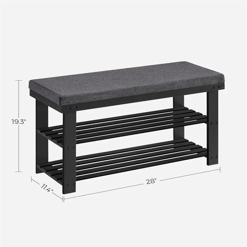 Étagère à chaussures à 3 niveaux - 29 P x 71 L x 49 H cm