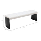 Banc Mural Blanc