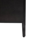 34   Armoire d'appoint haute 3 portes en MDF avec étagère réglable