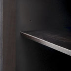 34   Armoire d'appoint haute 3 portes en MDF avec étagère réglable
