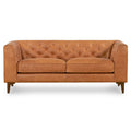 Canapé d'appartement Poly & Bark Essex 74 - Cuir pleine fleur véritable italien