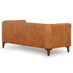 Canapé d'appartement Poly & Bark Essex 74 - Cuir pleine fleur véritable italien