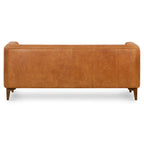 Canapé d'appartement Poly & Bark Essex 74 - Cuir pleine fleur véritable italien