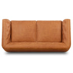 Canapé d'appartement Poly & Bark Essex 74 - Cuir pleine fleur véritable italien