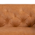 Canapé d'appartement Poly & Bark Essex 74 - Cuir pleine fleur véritable italien